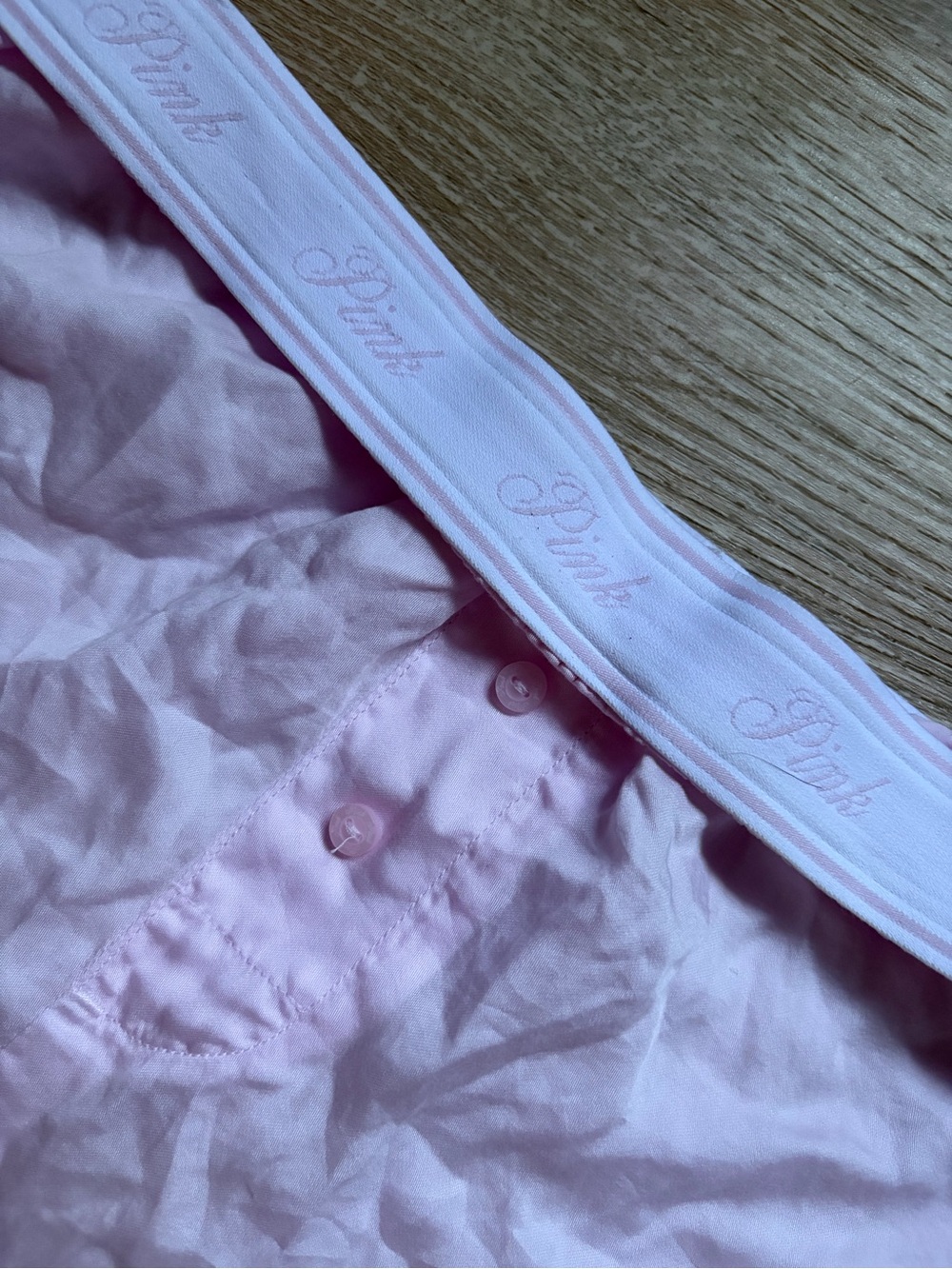 PINK Victoria's Secret Light Pink women’s Shorts with Branded Waistband